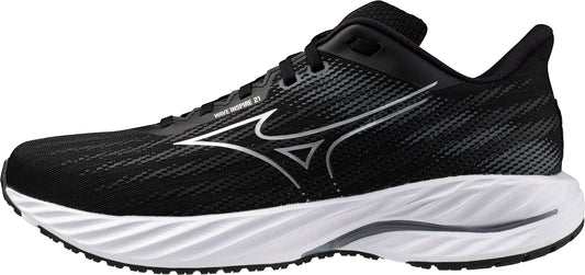 Mizuno Wave Inspire 21 WIDE FIT (2E) Mens Running Shoes - Black