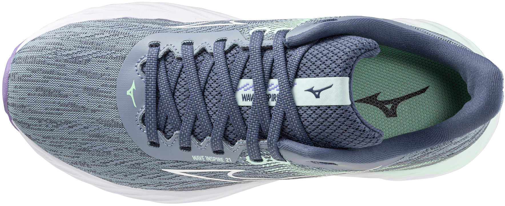 Mizuno Wave Inspire 21 Womens Running Shoes - Grey – Start Fitness
