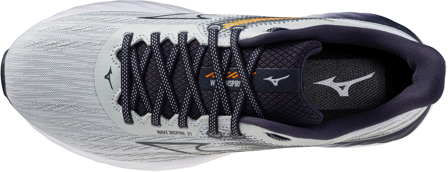 Mizuno Wave Inspire 21 Mens Running Shoes - Grey – Start Fitness