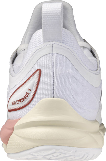 Mizuno Wave Luminous 3 Womens Court Shoes - White