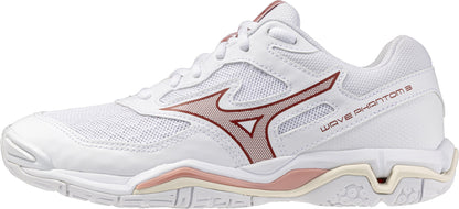 Mizuno Wave Phantom 3 Womens Court Shoes - White