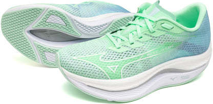 Mizuno Wave Rebellion Flash 2 Womens Running Shoes - Green