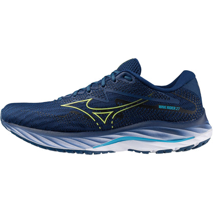 Mizuno Wave Rider 27 Mens Running Shoes - Navy