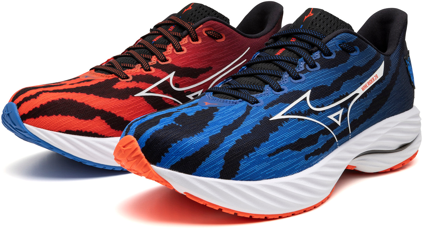 Mizuno Wave Rider 28 Mens Running Shoes - Blue – Start Fitness