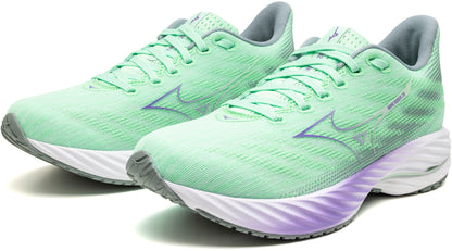 Mizuno Wave Rider 28 Womens Running Shoes - Green