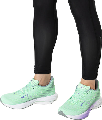Mizuno Wave Rider 28 Womens Running Shoes - Green