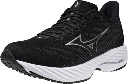 Mizuno Wave Rider 28 WIDE FIT (D) Womens Running Shoes - Black
