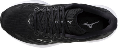 Mizuno Wave Rider 28 WIDE FIT (D) Womens Running Shoes - Black