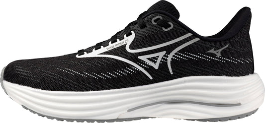 Mizuno Wave Rider 29 WIDE FIT (D) Womens Running Shoes - Black