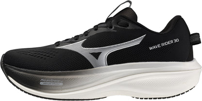 Mizuno Wave Rider 30 WIDE FIT Mens Running Shoes - Black