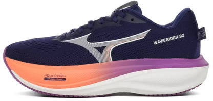 Mizuno Wave Rider 30 Womens Running Shoes - Blue