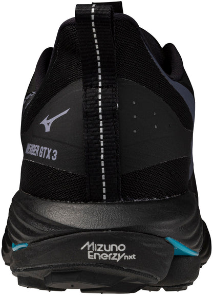 Mizuno Wave Rider GORE-TEX 3 Mens Trail Running Shoes - Black