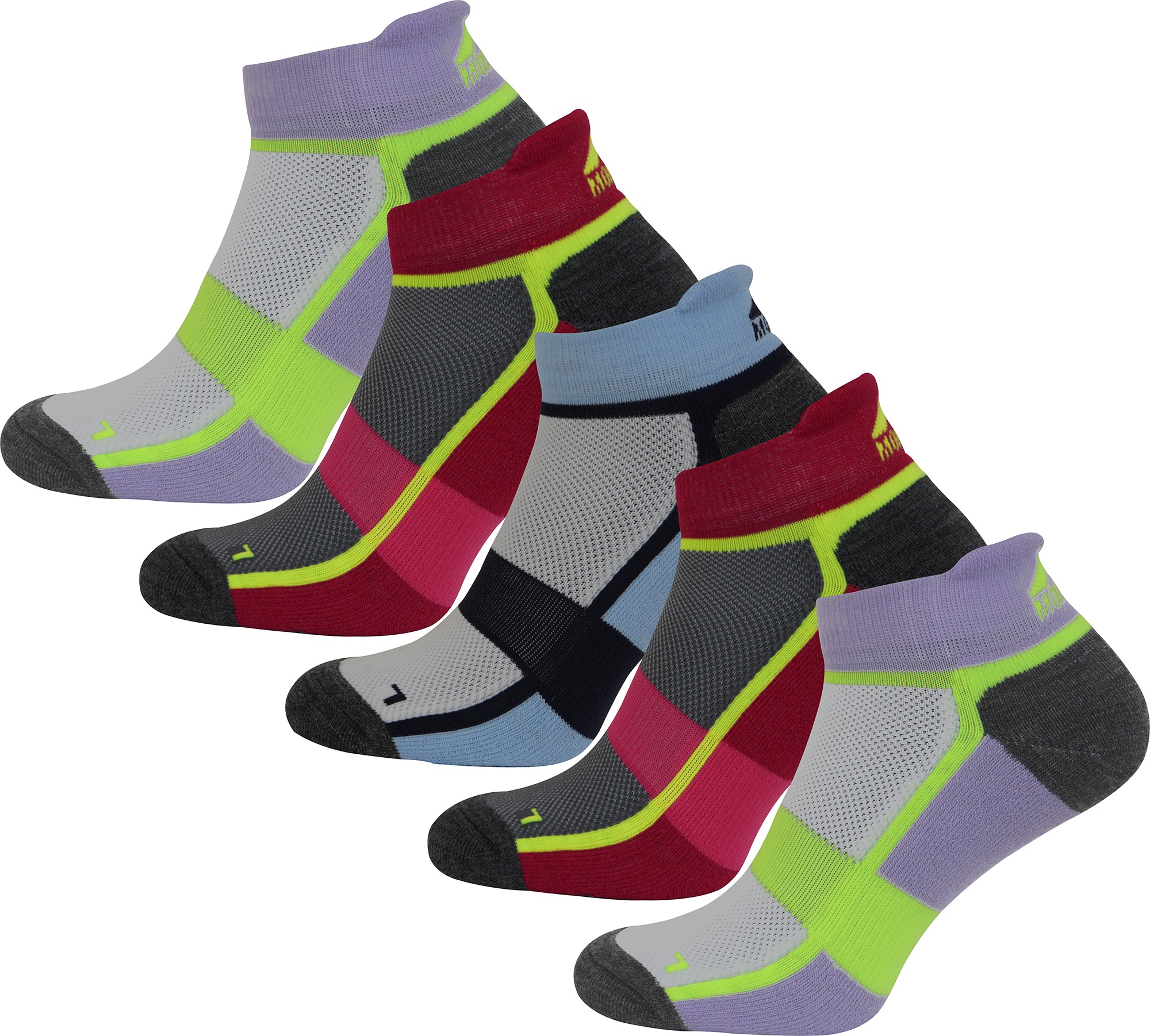 Exercise Socks More Mile Bamboo Comfort (5 Pack) Womens Running Socks - Multi – Start ...