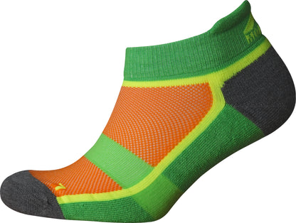 More Mile Bamboo Comfort Womens Running Socks - Green