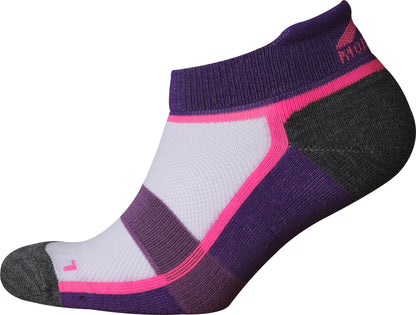 More Mile Bamboo Comfort Womens Running Socks - Purple