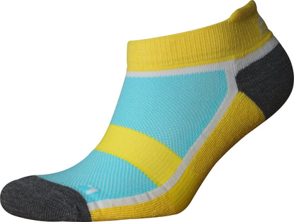 More Mile Bamboo Comfort Womens Running Socks - Yellow