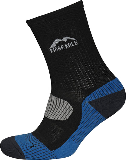 More Mile Cheviot Trail XL (3 Pack) Running Socks - Multi