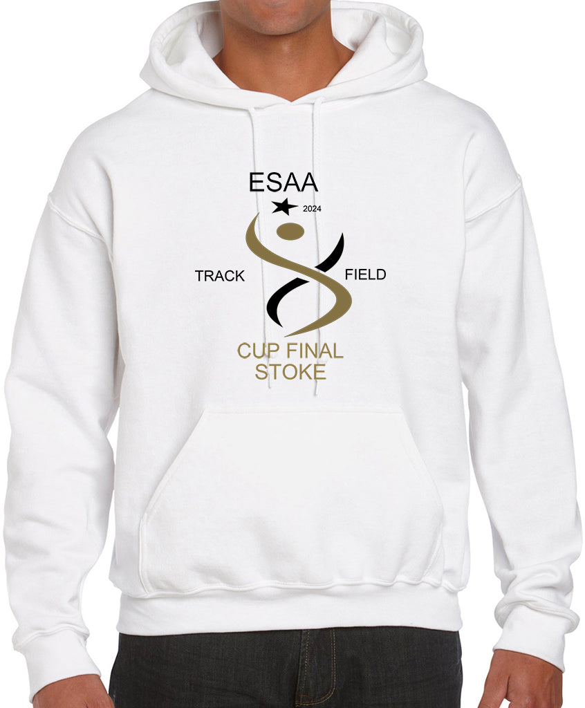 More Mile Classic ESAA Stoke Final 2024 Hoody White Start Fitness