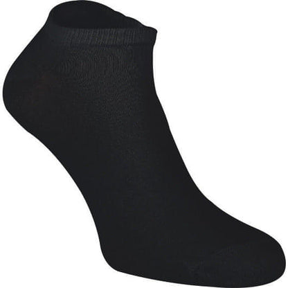 More Mile Everyday 5 Pack Womens Essential Trainer Liner Socks - Black