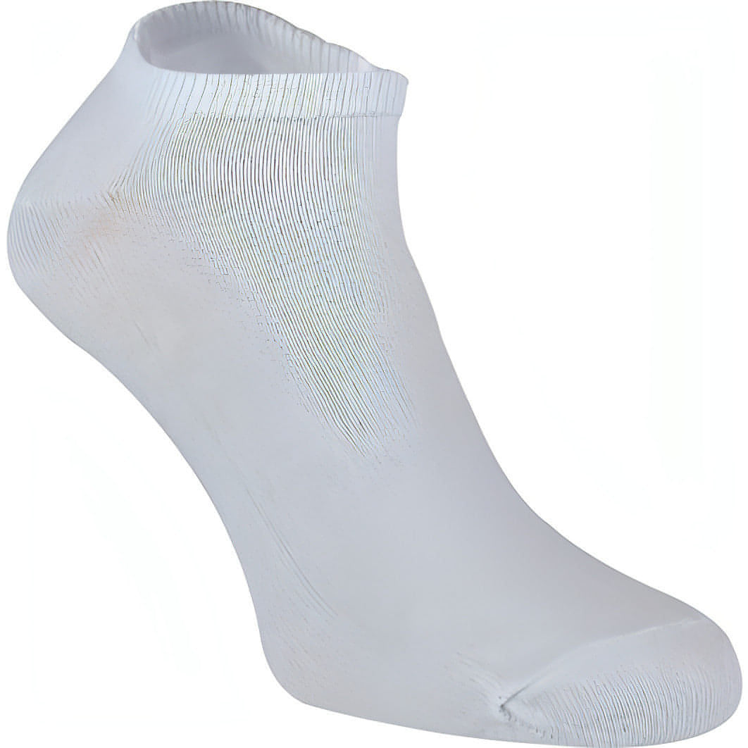 More Mile Trainer Pack Socks White
