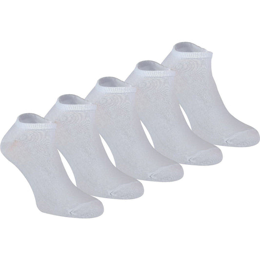 More Mile Trainer Pack Socks White