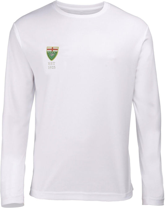 More Mile Vision ESAA Long Sleeve Running Top - White