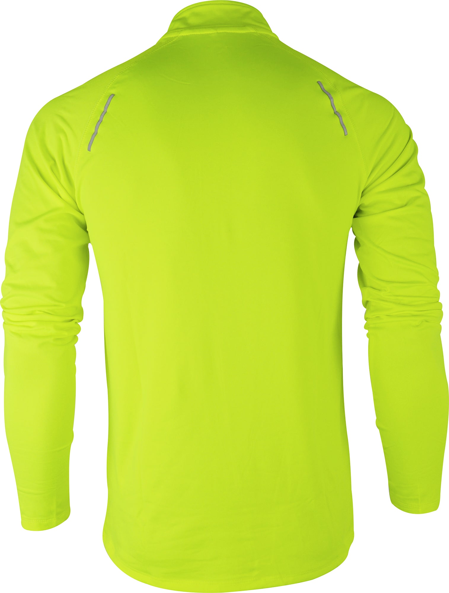 More Mile Vivid Half Zip Long Sleeve Mens Running Top - Yellow