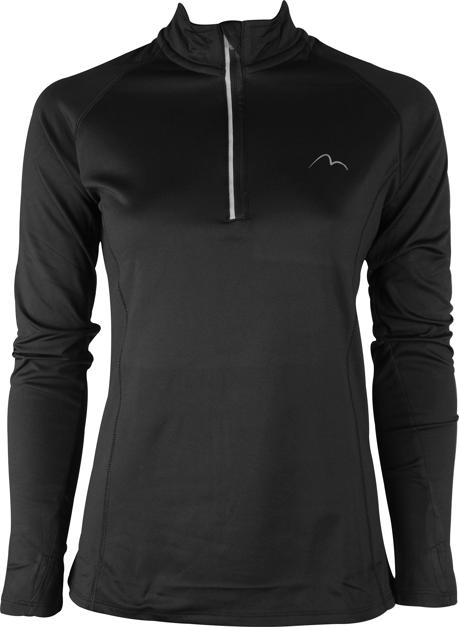 half zip womens running top