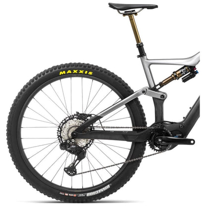 Orbea Rise M-Team Electric Carbon Mountain Bike 2023 - Carbon Raw & Shark Grey