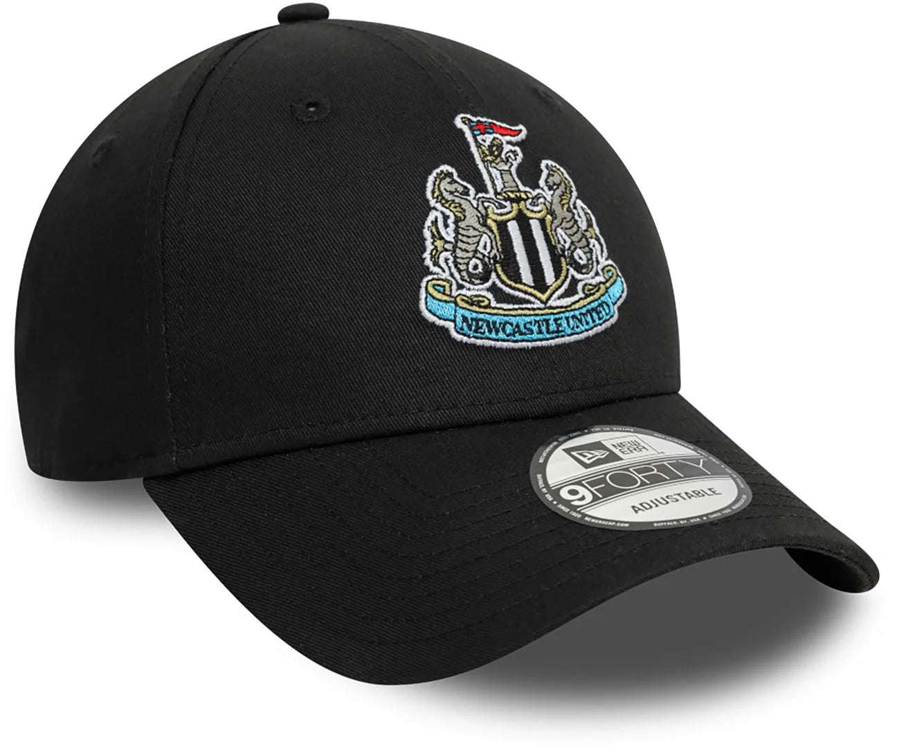 New Era Newcastle United Core 9Forty Adjustable Cap - Black