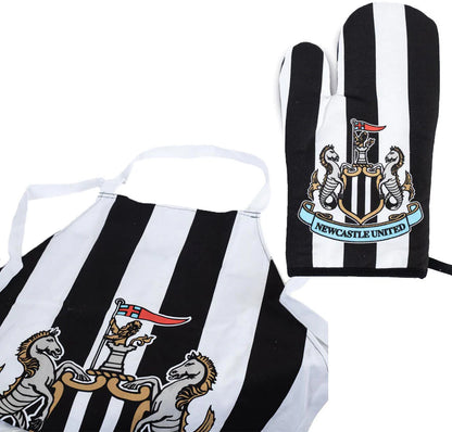 Newcastle United Apron & Oven Mitt Set