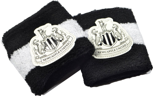 Newcastle United Cotton Wristbands - Black