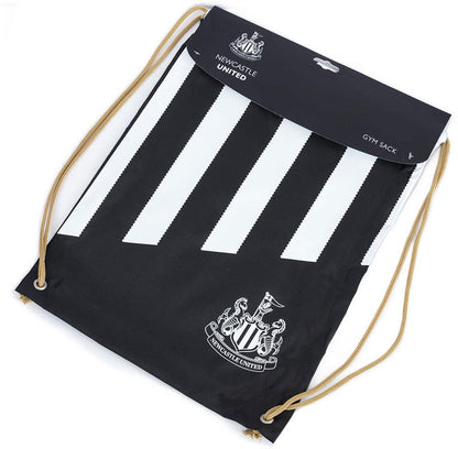 Newcastle United Stripe Gym Bag - Black