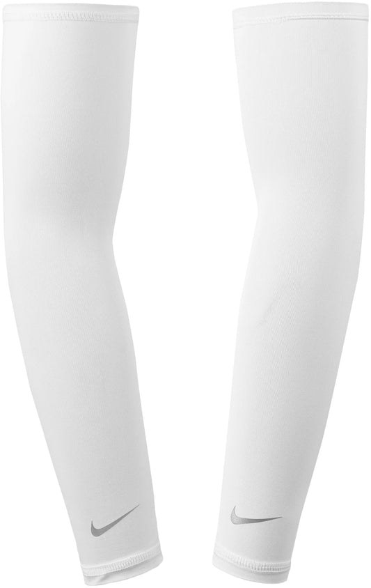 Nike Dri-Fit Lightweight Running Arm Sleeves - White