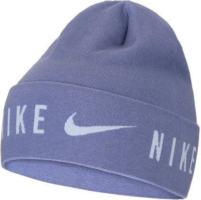 Nike Dri-Fit Lightweight Knit Cuffed Running Beanie - Blue