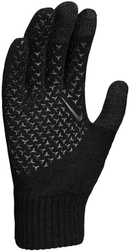 Nike Knitted Tech And Grip 2.0 Junior Running Gloves - Black