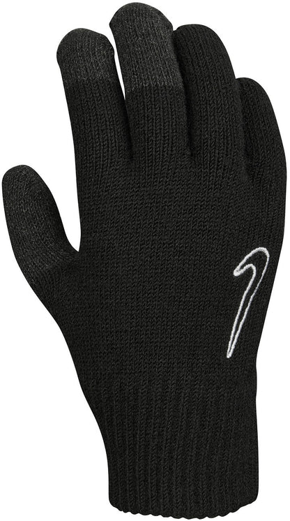 Nike Knitted Tech And Grip 2.0 Junior Running Gloves - Black