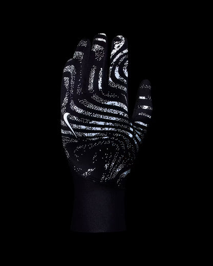 Nike Pacer Reflective Midweight Mens Running Gloves - Black