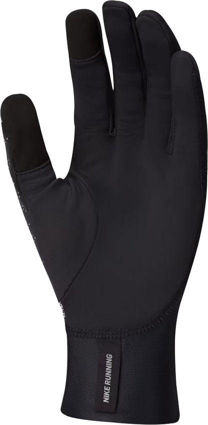 Nike Pacer Reflective Midweight Mens Running Gloves - Black
