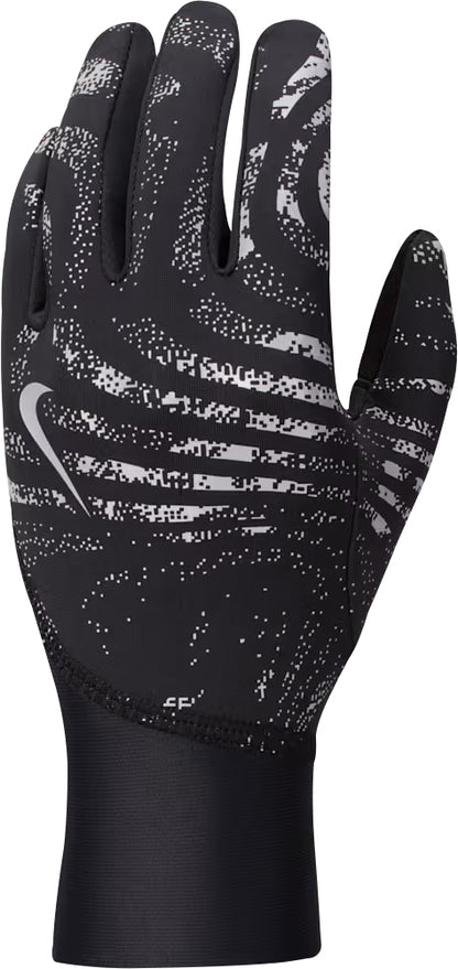 Nike Pacer Reflective Midweight Womens Running Gloves - Black