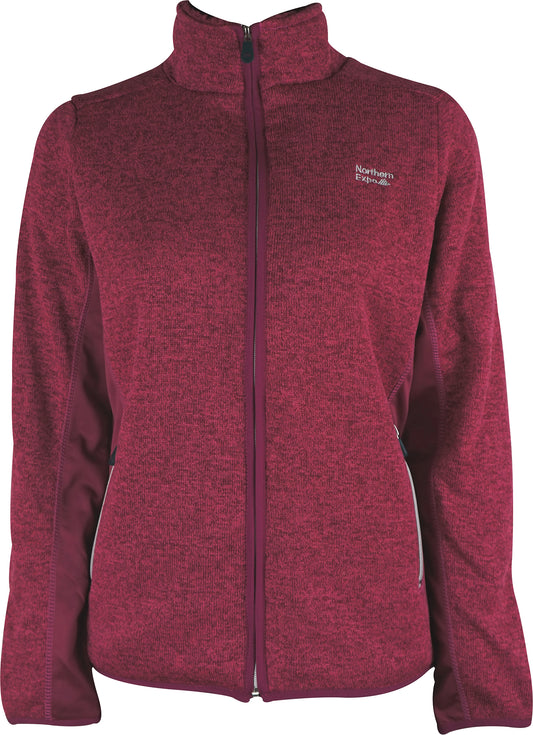Northern Expo Polly Full Zip Womens Fleece Jacket - Pink