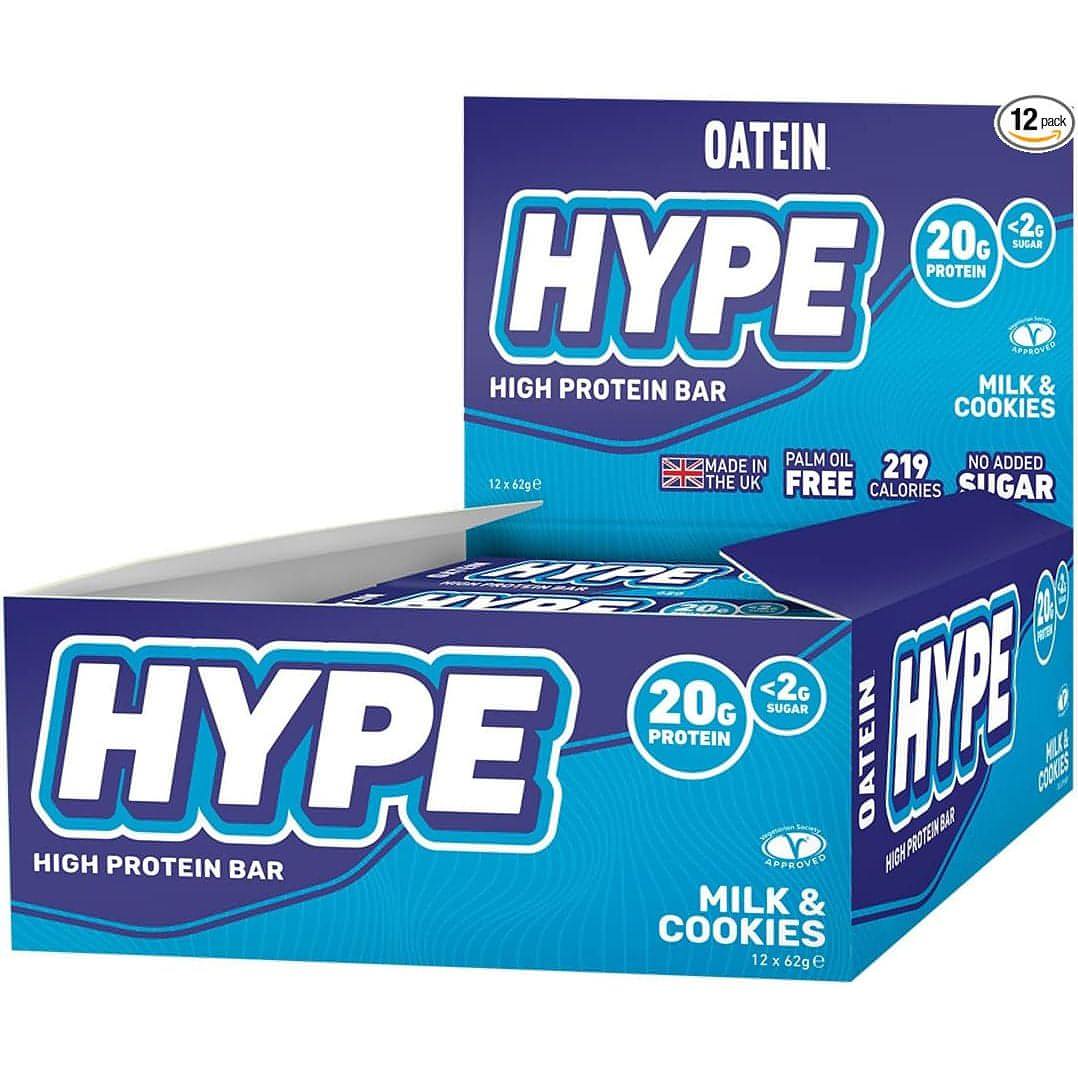Oatein Hyper Protein Bar Box Milk And Cookies
