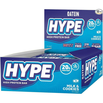 Oatein Hyper Protein Bar Box Milk And Cookies