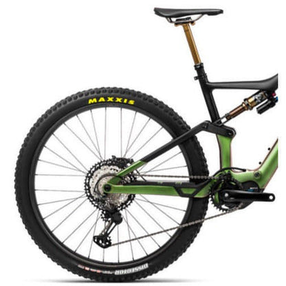 Orbea Rise M-Team Electric Carbon Mountain Bike 2023 - Chameleon Goblin Green