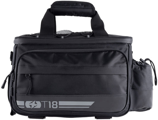Oxford T18 Rack Top Bag With 18L Pannier Bag - Black