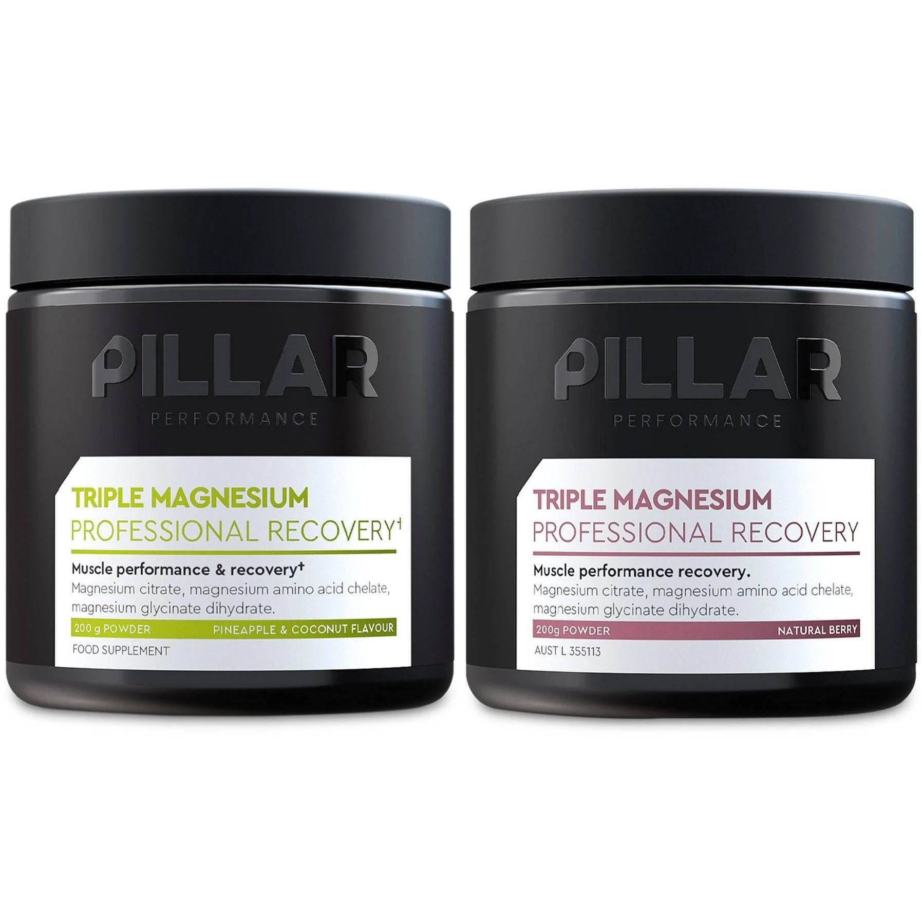 Pillar Performance Triple Magnesium Professional Recovery Powder 200g