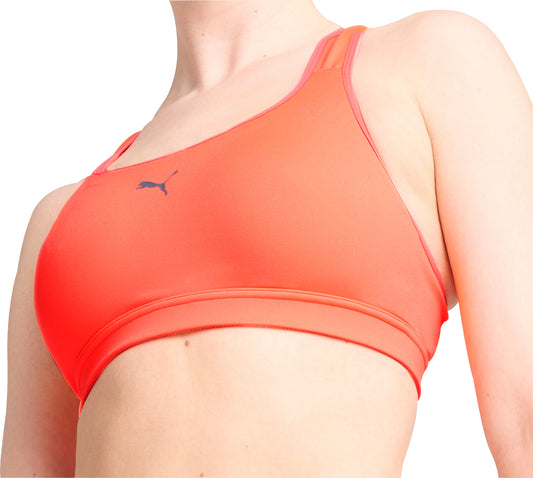 Puma 4KEEPS Womens Running Sports Bra - Red