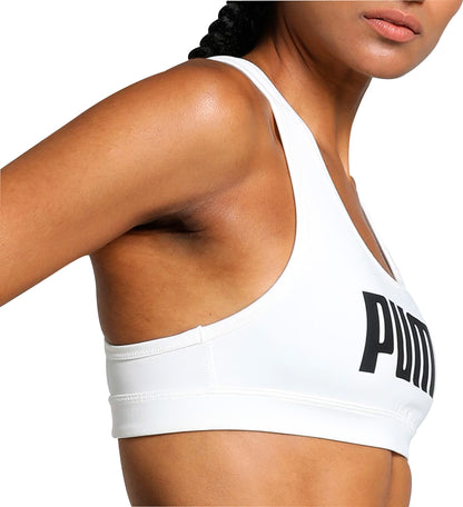 Puma 4KEEPS Womens Running Sports Bra - White