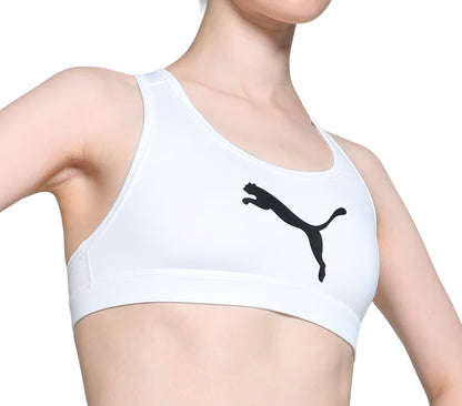 Puma 4KEEPS Womens Running Sports Bra - White