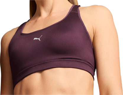 Puma 4KEEPS Womens Running Sports Bra - Purple